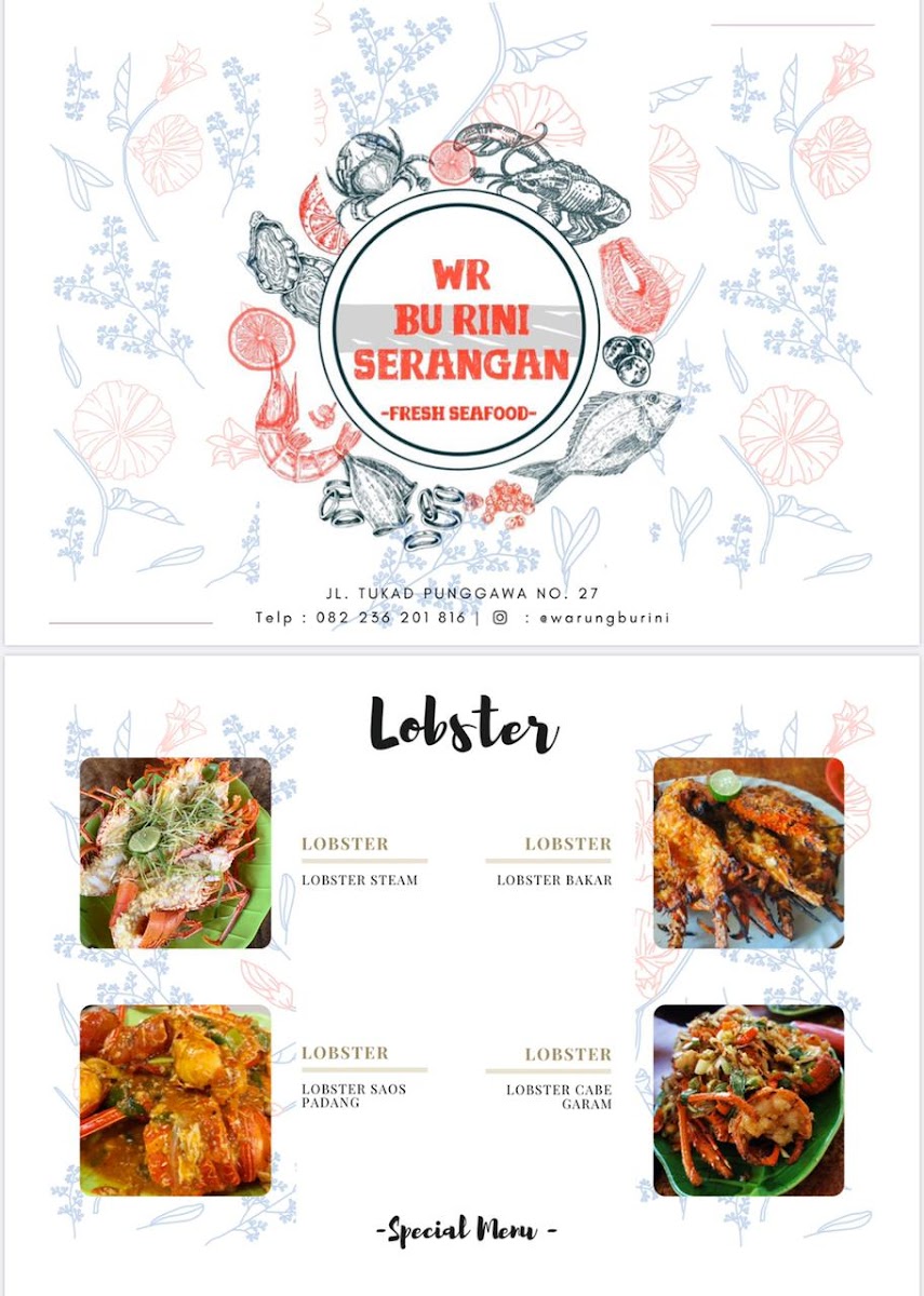 Seafood Bu Rini Menu - Image 2