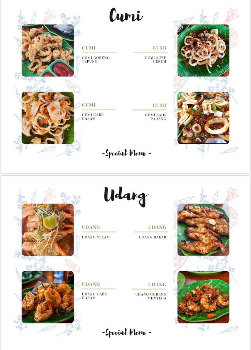 Seafood Bu Rini Menu - Image 3